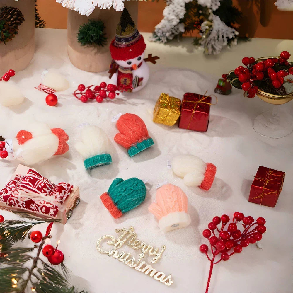 크리스마스 트리 아로마테라피 양초 - 아늑한 휴일의 행복